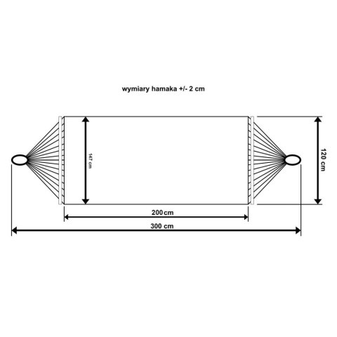 HAMAK OGRODOWY 2 OSOBOWY 200X147CM Z DRĄŻKIEM ETNO CZARNO-BIAŁY HAMAK OGRODOWY 2 OSOBOWY 200X147CM Z DRĄŻKIEM ETNO CZARNO-BIAŁY