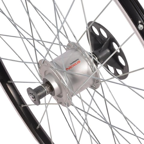 KOŁO 28 CALI PRZÓD Z PIASTĄ SHIMANO OBRĘCZ CZARNA