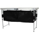 STOLIK TURYSTYCZNY SKŁADANY KEMPINGOWY 120x47x70/62/54CM Z SZAFĄ 33X30X36CM