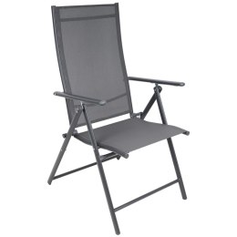 KRZESŁO OGRODOWE 57x68x106CM 2xTEXTLINE 7-POZYCYJNE KPL.2SZT
