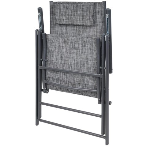 KRZESŁO OGRODOWE 57x68x106CM 2xTEXTLINE 7-POZYCYJNE Z ZAGŁÓWKIEM KPL.2SZT KRZESŁO OGRODOWE 57x68x106CM 2xTEXTLINE 7-POZYCYJNE Z ZAGŁÓWKIEM KPL.2SZT