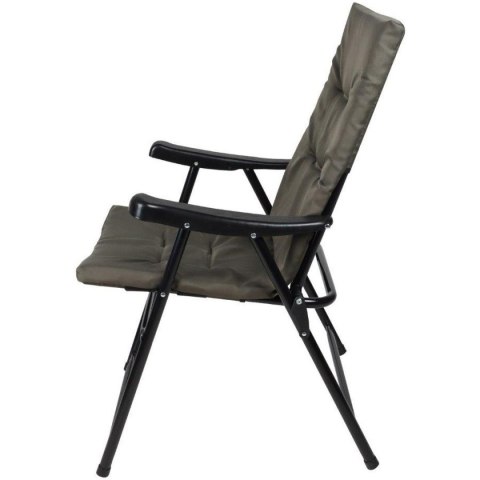 KRZESŁO OGRODOWE SKŁADANE 59X66X45/90CM Z PODUSZKĄ SZARE KRZESŁO OGRODOWE SKŁADANE 59X66X45/90CM Z PODUSZKĄ SZARE