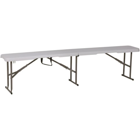 ŁAWKA CATERINGOWA SKŁADANA 183X28X43CM BIAŁA ŁAWKA CATERINGOWA SKŁADANA 183X28X43CM BIAŁA