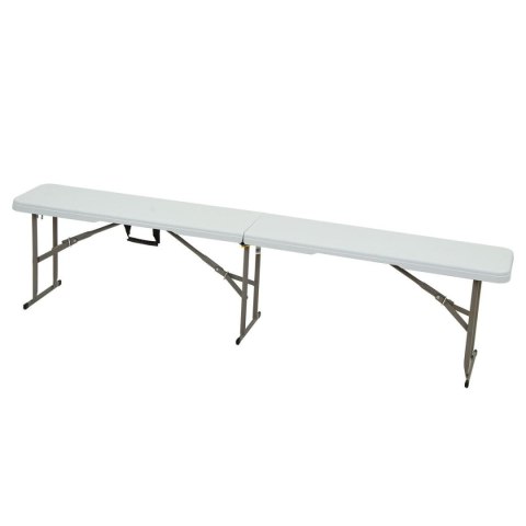 ŁAWKA CATERINGOWA SKŁADANA 183X28X43CM BIAŁA ŁAWKA CATERINGOWA SKŁADANA 183X28X43CM BIAŁA