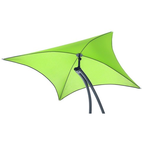 LEŻAK FOTEL Z PARASOLEM BERGAMO 200x125x180CM LIMONKA LEŻAK FOTEL Z PARASOLEM BERGAMO 200x125x180CM LIMONKA