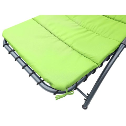 LEŻAK FOTEL Z PARASOLEM BERGAMO 200x125x180CM LIMONKA LEŻAK FOTEL Z PARASOLEM BERGAMO 200x125x180CM LIMONKA