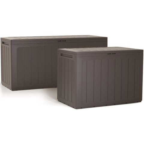 SKRZYNIA OGRODOWA 190L BRĄZ WOODEBOX SKRZYNIA OGRODOWA 190L BRĄZ WOODEBOX