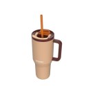 Kubek termiczny z teleskopową słomką Kambukka Rio Tumbler 950ml Almond Dream