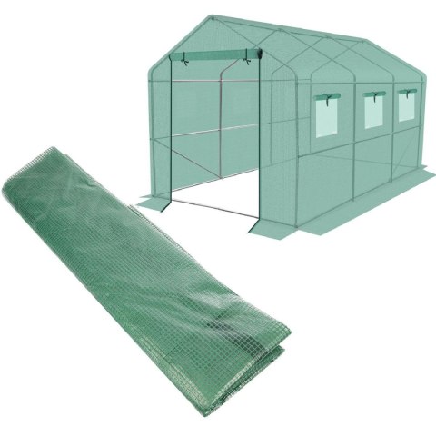 FOLIA POSZYCIE COVER NA TUNEL OGRODOWY SZKLARNIĘ 200x350x200CM ZIELONA FOLIA POSZYCIE COVER NA TUNEL OGRODOWY SZKLARNIĘ 200x350x200CM ZIELONA