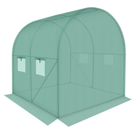 SZKLARNIA TUNEL OGRODOWY 200x200x200CM PE KONSTRUKCJA STAL ZIELONA SZKLARNIA TUNEL OGRODOWY 200x200x200CM PE KONSTRUKCJA STAL ZIELONA