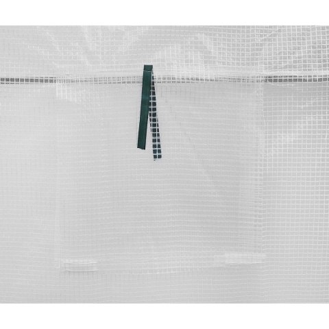 SZKLARNIA TUNEL OGRODOWY 200X300X200CM PE KONTRUKCJA STAL BIAŁA SZKLARNIA TUNEL OGRODOWY 200X300X200CM PE KONTRUKCJA STAL BIAŁA