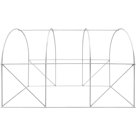SZKLARNIA TUNEL OGRODOWY 200X300X200CM PE KONTRUKCJA STAL BIAŁA SZKLARNIA TUNEL OGRODOWY 200X300X200CM PE KONTRUKCJA STAL BIAŁA