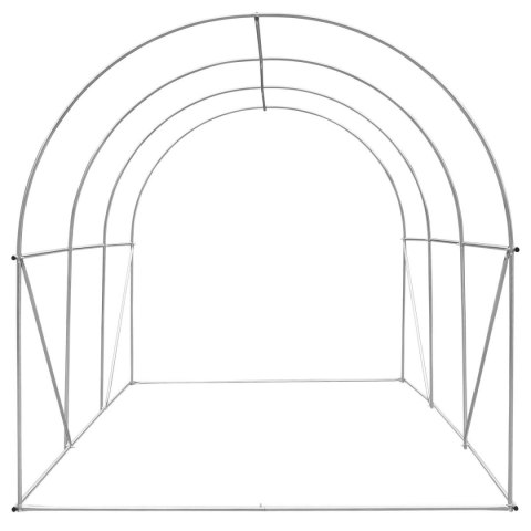 Szklarnia tunel ogrodowy 200x300x200 cm PE stalowa zielona 6m² Szklarnia tunel ogrodowy 200x300x200 cm PE stalowa zielona 6m²