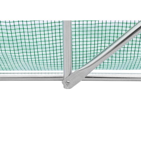 Szklarnia tunel ogrodowy 200x300x200 cm PE stalowa zielona 6m² Szklarnia tunel ogrodowy 200x300x200 cm PE stalowa zielona 6m²