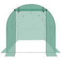 Szklarnia tunel ogrodowy 200x300x200 cm PE stalowa zielona 6m²