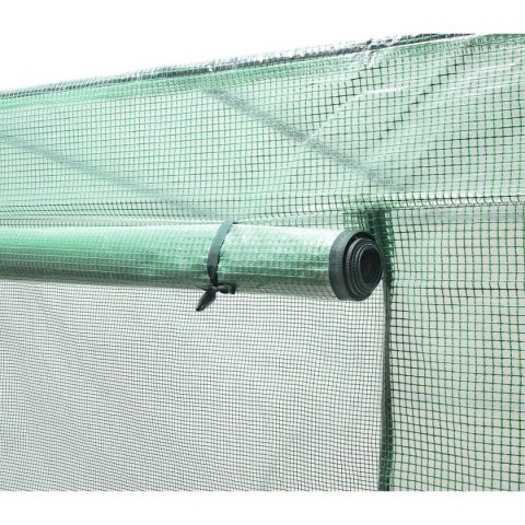 SZKLARNIA DO POMIDORÓW OGÓRKÓW 200x77x168-150CM PE ZIELONA SZKLARNIA DO POMIDORÓW OGÓRKÓW 200x77x168-150CM PE ZIELONA