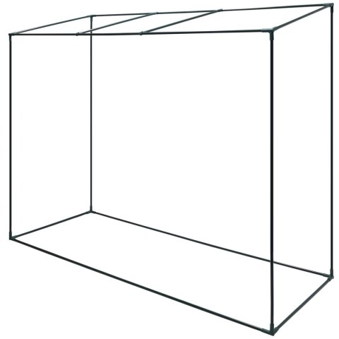 SZKLARNIA DO POMIDORÓW OGÓRKÓW 200x77x168-150CM PE ZIELONA SZKLARNIA DO POMIDORÓW OGÓRKÓW 200x77x168-150CM PE ZIELONA