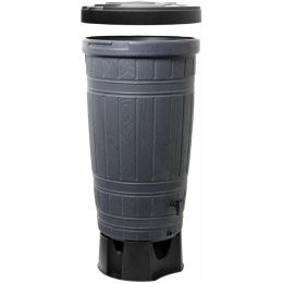 ZBIORNIK POJEMNIK NA DESZCZÓWKĘ BECZKA WOODCAN 265L CZARNY