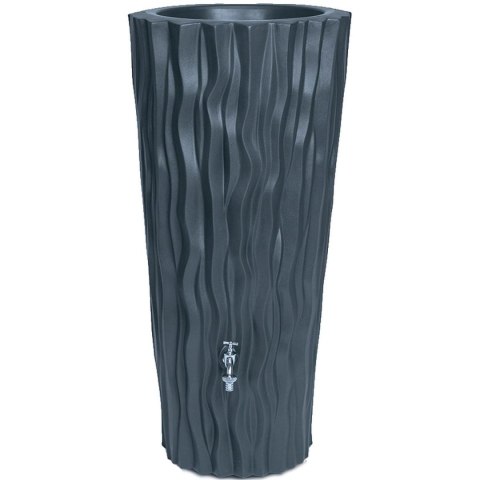 ZBIORNIK POJEMNIK NA WODĘ DESZCZÓWKĘ ALANA FLOWER 160L ANTRACYT ZBIORNIK POJEMNIK NA WODĘ DESZCZÓWKĘ ALANA FLOWER 160L ANTRACYT