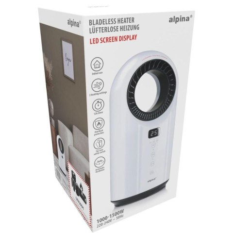 GRZEJNIK WENTYLATOR OSCYLACYJNY 2W1 1000-1500W PILOT TIMER ALPINA GRZEJNIK WENTYLATOR OSCYLACYJNY 2W1 1000-1500W PILOT TIMER ALPINA