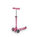 Micro Hulajnoga Mini 3w1 Deluxe Plus LED pink