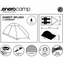 NAMIOT 2 OSOBOWY SPLASH Z TROPIKIEM ENERO CAMP