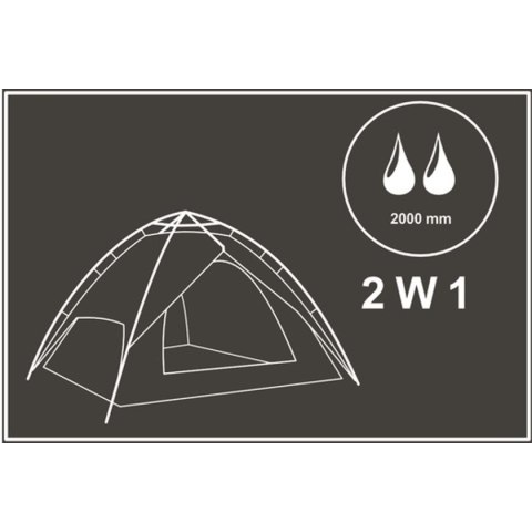 NAMIOT 3 OSOBOWY AUTOMATYCZNY 2W1 HOLIDAY 210x180x140CM NAMIOT 3 OSOBOWY AUTOMATYCZNY 2W1 HOLIDAY 210x180x140CM