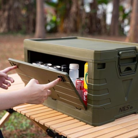 NCB4004 SKŁADANA SKRZYNIA KEMPINGOWA Z POKRYWĄ ZIELONA 50L NILS CAMP NCB4004 SKŁADANA SKRZYNIA KEMPINGOWA Z POKRYWĄ ZIELONA 50L NILS CAMP