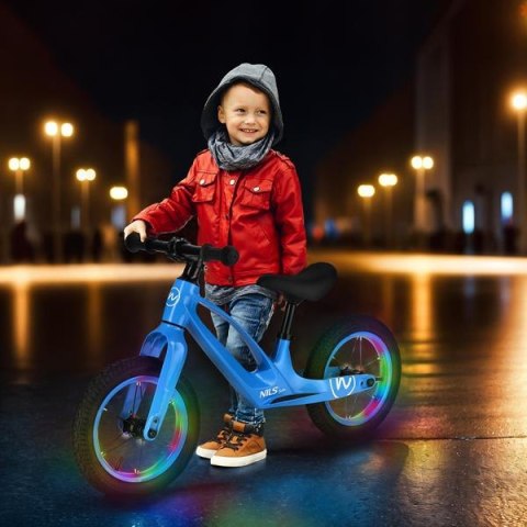 RB901 LED ROWEREK BIEGOWY KOŁA POMPOWANE 12'' NIEBIESKI NILS FUN RB901 LED ROWEREK BIEGOWY KOŁA POMPOWANE 12'' NIEBIESKI NILS FUN
