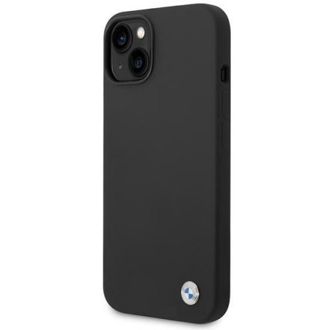 BMW Liquid Silicone Case Metal Logo - Etui iPhone 14 (Czarny) BMW Liquid Silicone Case Metal Logo - Etui iPhone 14 (Czarny)