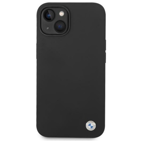 BMW Liquid Silicone Case Metal Logo - Etui iPhone 14 (Czarny) BMW Liquid Silicone Case Metal Logo - Etui iPhone 14 (Czarny)
