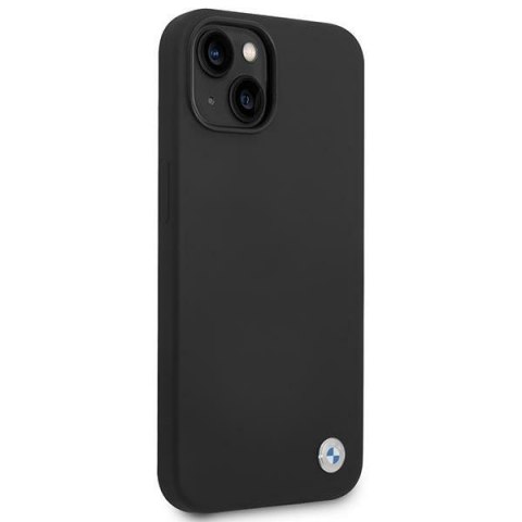 BMW Liquid Silicone Case Metal Logo - Etui iPhone 14 (Czarny) BMW Liquid Silicone Case Metal Logo - Etui iPhone 14 (Czarny)