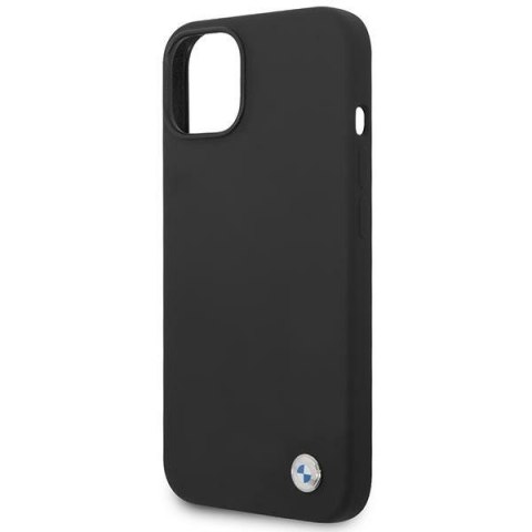 BMW Liquid Silicone Case Metal Logo - Etui iPhone 14 (Czarny) BMW Liquid Silicone Case Metal Logo - Etui iPhone 14 (Czarny)