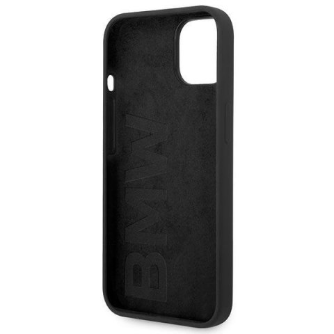 BMW Liquid Silicone Case Metal Logo - Etui iPhone 14 (Czarny) BMW Liquid Silicone Case Metal Logo - Etui iPhone 14 (Czarny)