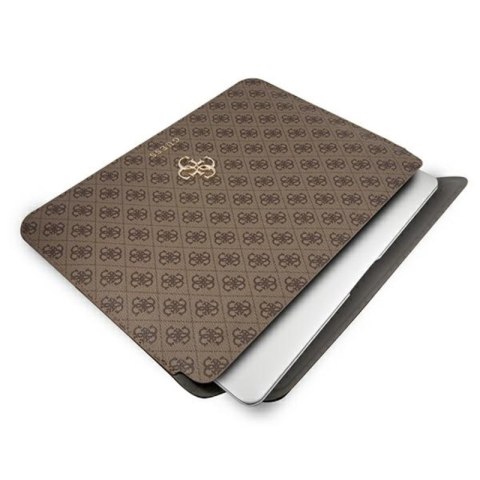 Guess 4G Big Metal Logo Computer Sleeve - Etui na notebooka 13" (brązowy) Guess 4G Big Metal Logo Computer Sleeve - Etui na notebooka 13" (brązowy)