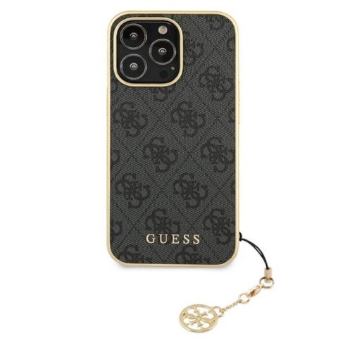Guess 4G Charms Collection - Etui iPhone 13 Pro Max (szary) Guess 4G Charms Collection - Etui iPhone 13 Pro Max (szary)