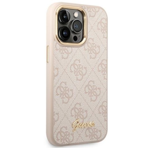Guess 4G Metal Camera Outline Case - Etui iPhone 14 Pro (Różowy) Guess 4G Metal Camera Outline Case - Etui iPhone 14 Pro (Różowy)