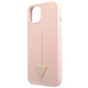 Guess Silicone Triangle Logo - Etui iPhone 13 (różowy)