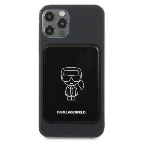 Karl Lagerfeld Outline Magnetic Powerbank - Powerbank Magsafe 3000 mAh Karl Lagerfeld Outline Magnetic Powerbank - Powerbank Magsafe 3000 mAh
