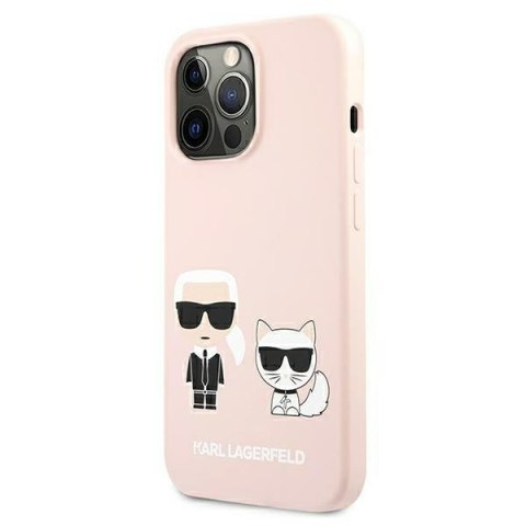 Karl Lagerfeld Slilicone Karl & Choupette Magsafe - Etui iPhone 13 Pro (różowy) Karl Lagerfeld Slilicone Karl & Choupette Magsafe - Etui iPhone 13 Pro (różowy)