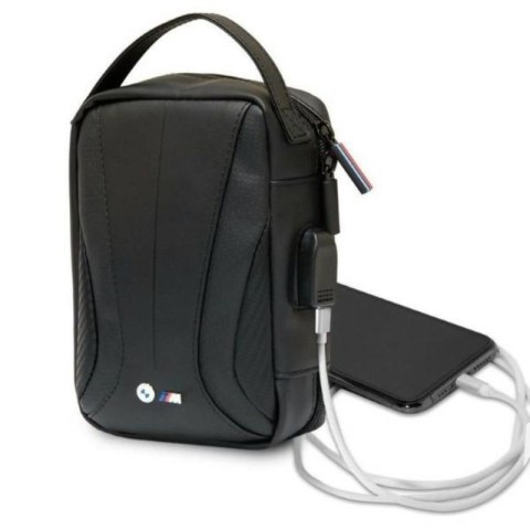 BMW Carbon&Perforated - Torba / Organizer z zewnętrznym portem USB (czarny) BMW Carbon&Perforated - Torba / Organizer z zewnętrznym portem USB (czarny)