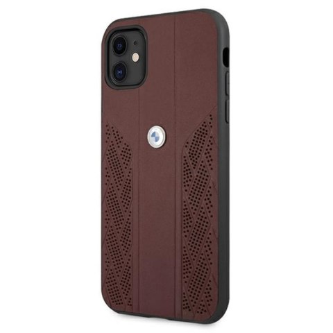 BMW Leather Curve Perforate HC - Etui iPhone 11 (czerwony) BMW Leather Curve Perforate HC - Etui iPhone 11 (czerwony)
