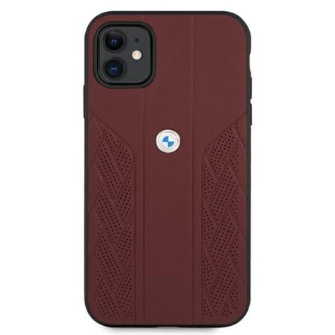 BMW Leather Curve Perforate HC - Etui iPhone 11 (czerwony) BMW Leather Curve Perforate HC - Etui iPhone 11 (czerwony)