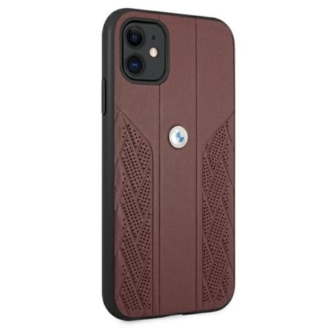 BMW Leather Curve Perforate HC - Etui iPhone 11 (czerwony) BMW Leather Curve Perforate HC - Etui iPhone 11 (czerwony)
