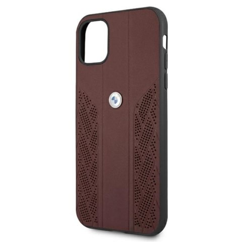 BMW Leather Curve Perforate HC - Etui iPhone 11 (czerwony) BMW Leather Curve Perforate HC - Etui iPhone 11 (czerwony)