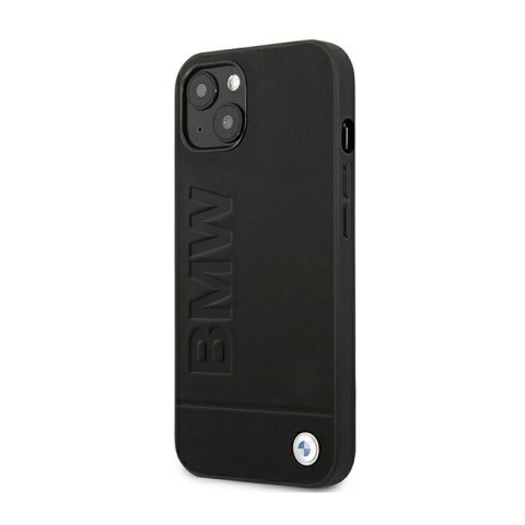 BMW Leather Hot Stamp - Etui iPhone 14 Plus (Czarny) BMW Leather Hot Stamp - Etui iPhone 14 Plus (Czarny)