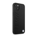 BMW Leather Hot Stamp - Etui iPhone 14 Plus (Czarny)