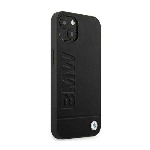 BMW Leather Hot Stamp - Etui iPhone 14 Plus (Czarny) BMW Leather Hot Stamp - Etui iPhone 14 Plus (Czarny)