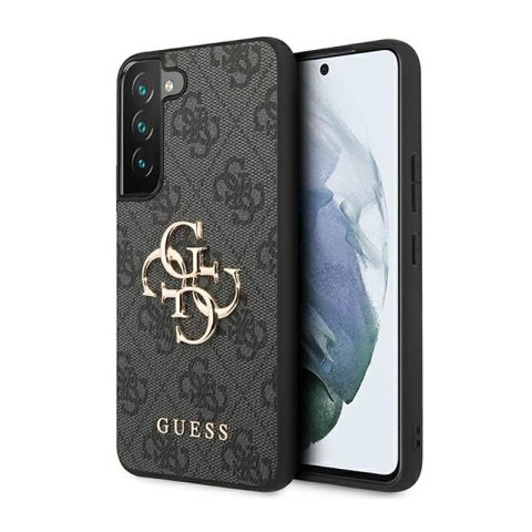 Guess 4G Big Metal Logo - Etui Samsung Galaxy S23 (szary) Guess 4G Big Metal Logo - Etui Samsung Galaxy S23 (szary)
