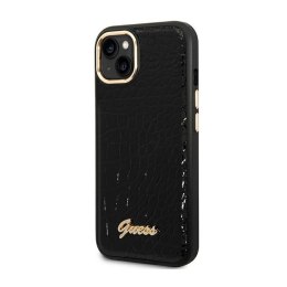 Guess Croco Collection - Etui iPhone 14 Plus (czarny)